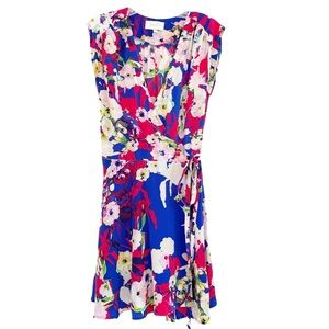 Yumi Kim Silk Floral Soho Mixer Wrap Dress Small